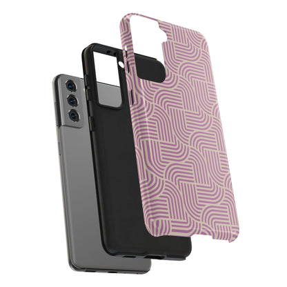 Stylish pink lines Phone Case