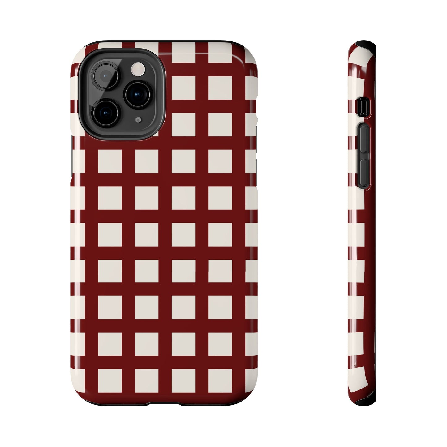 Red Checkered Phone Case