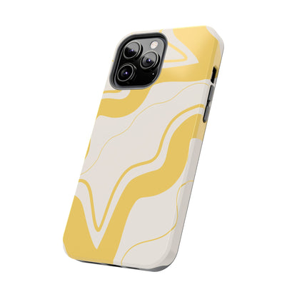 Yellow Wave Phone Case