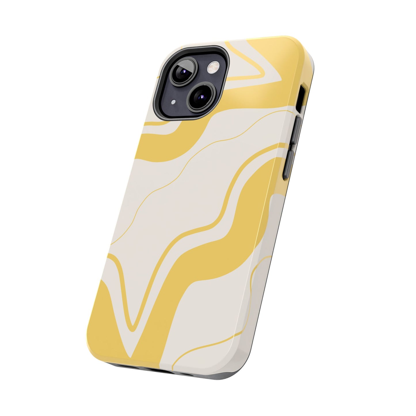 Yellow Wave Phone Case