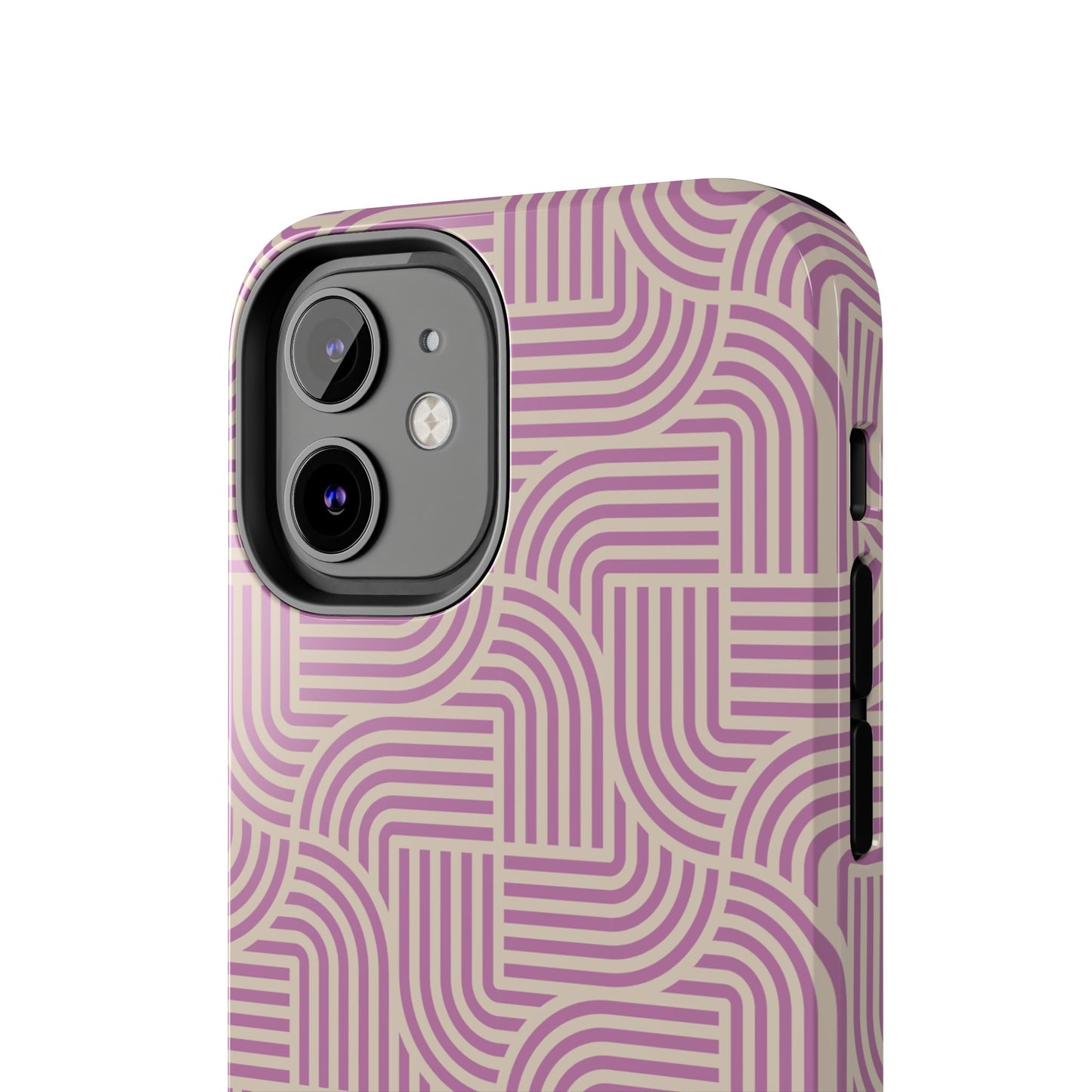 Stylish pink lines Phone Case