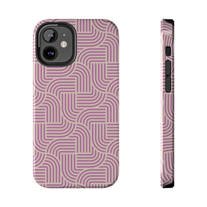 Stylish pink lines Phone Case