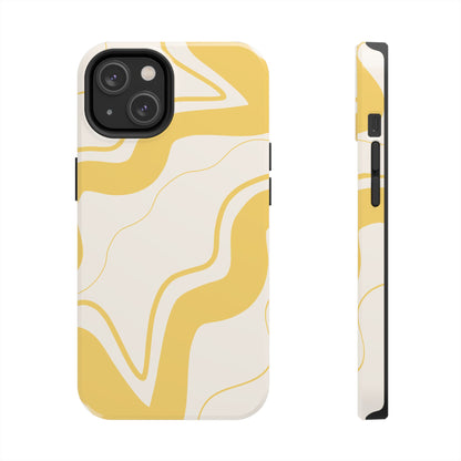 Yellow Wave Phone Case