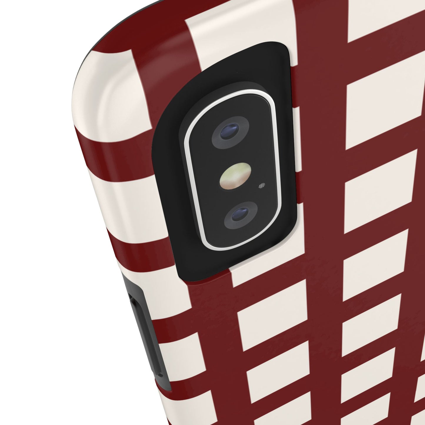 Red Checkered Phone Case