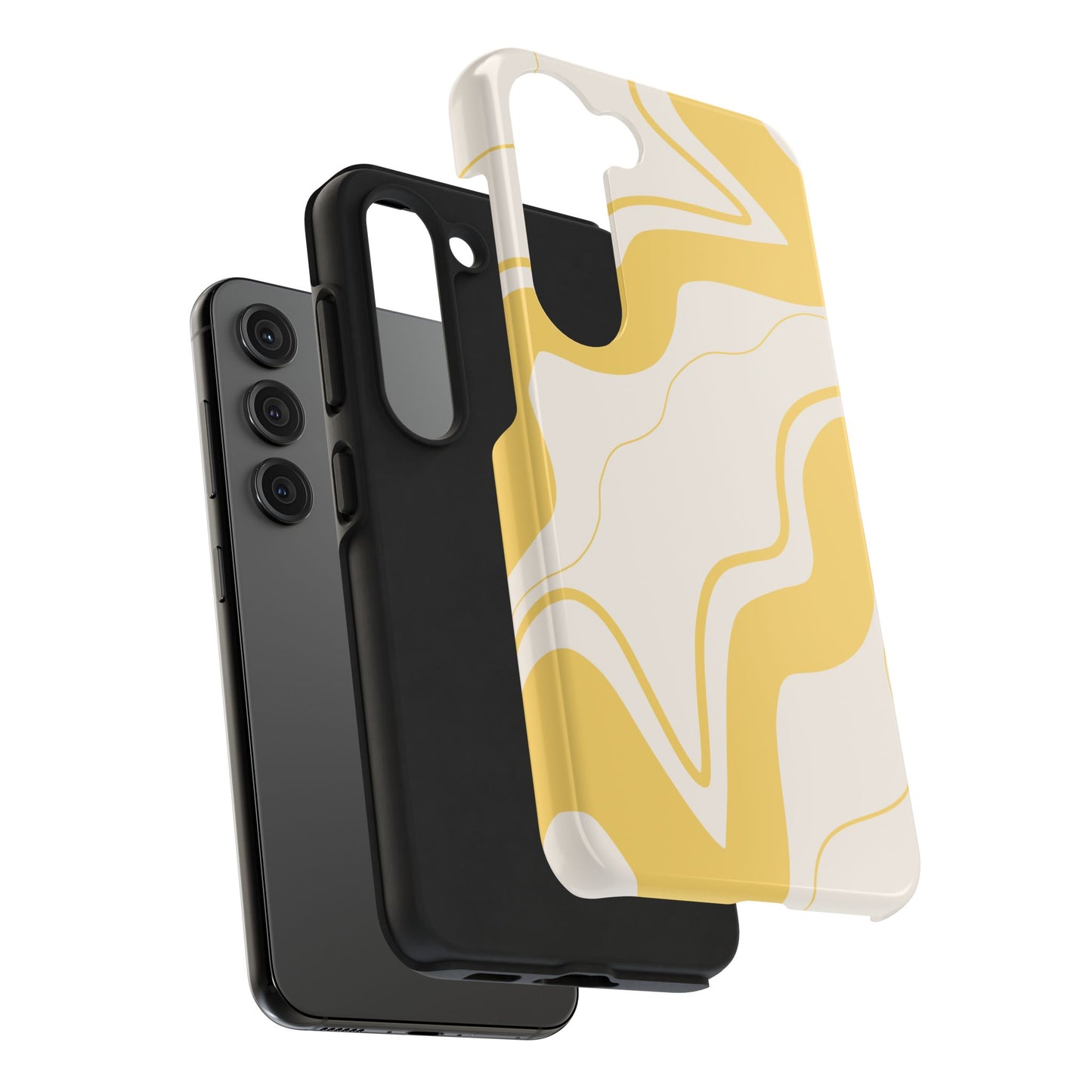 Yellow Wave Phone Case