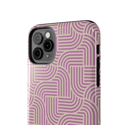 Stylish pink lines Phone Case