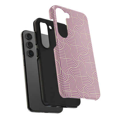 Stylish pink lines Phone Case