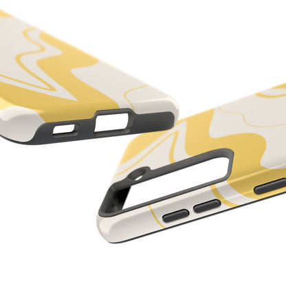 Yellow Wave Phone Case