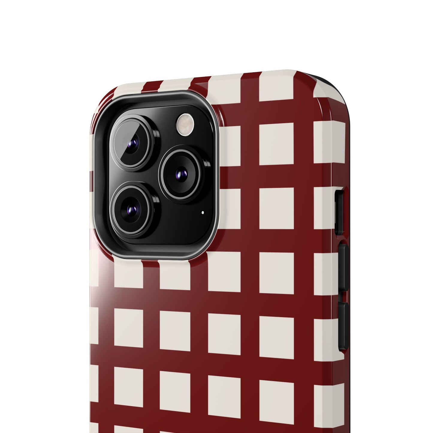 Red Checkered Phone Case