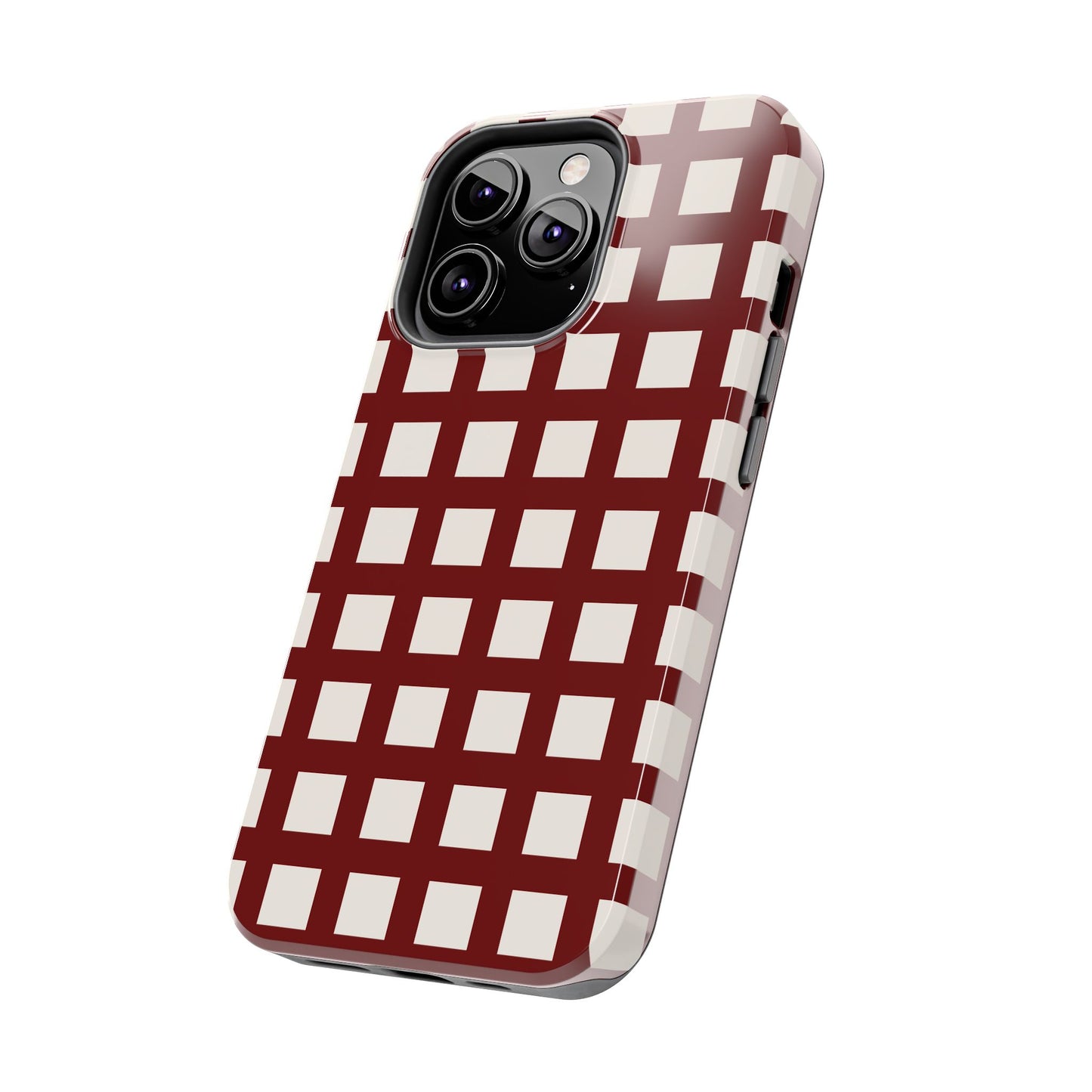 Red Checkered Phone Case