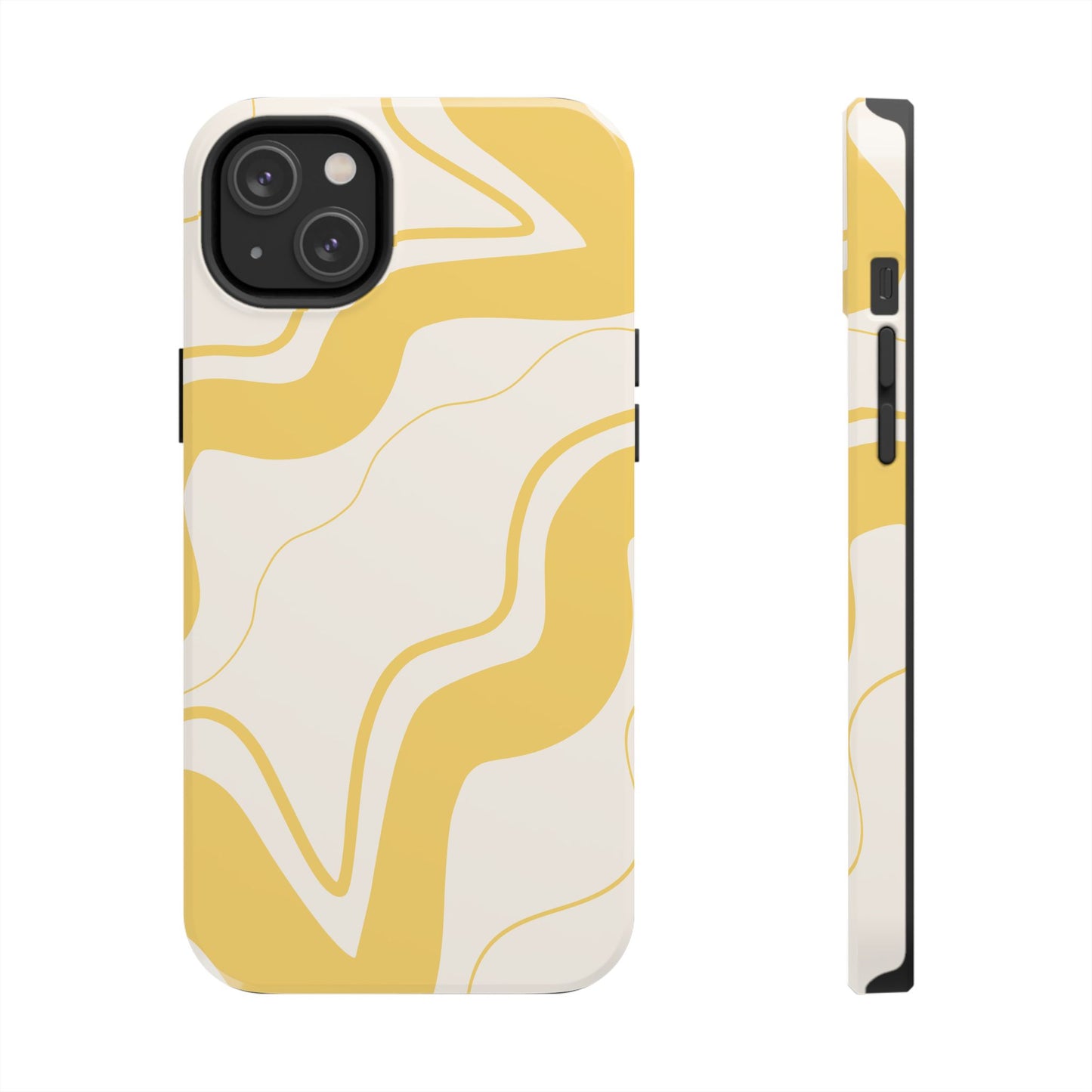 Yellow Wave Phone Case