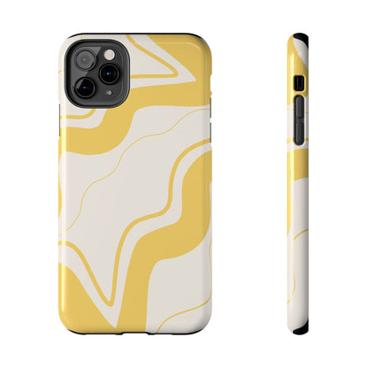 Yellow Wave Phone Case