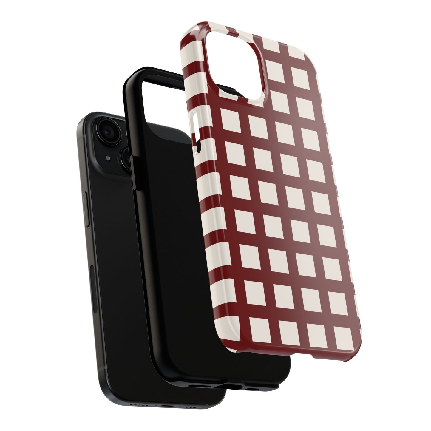 Red Checkered Phone Case