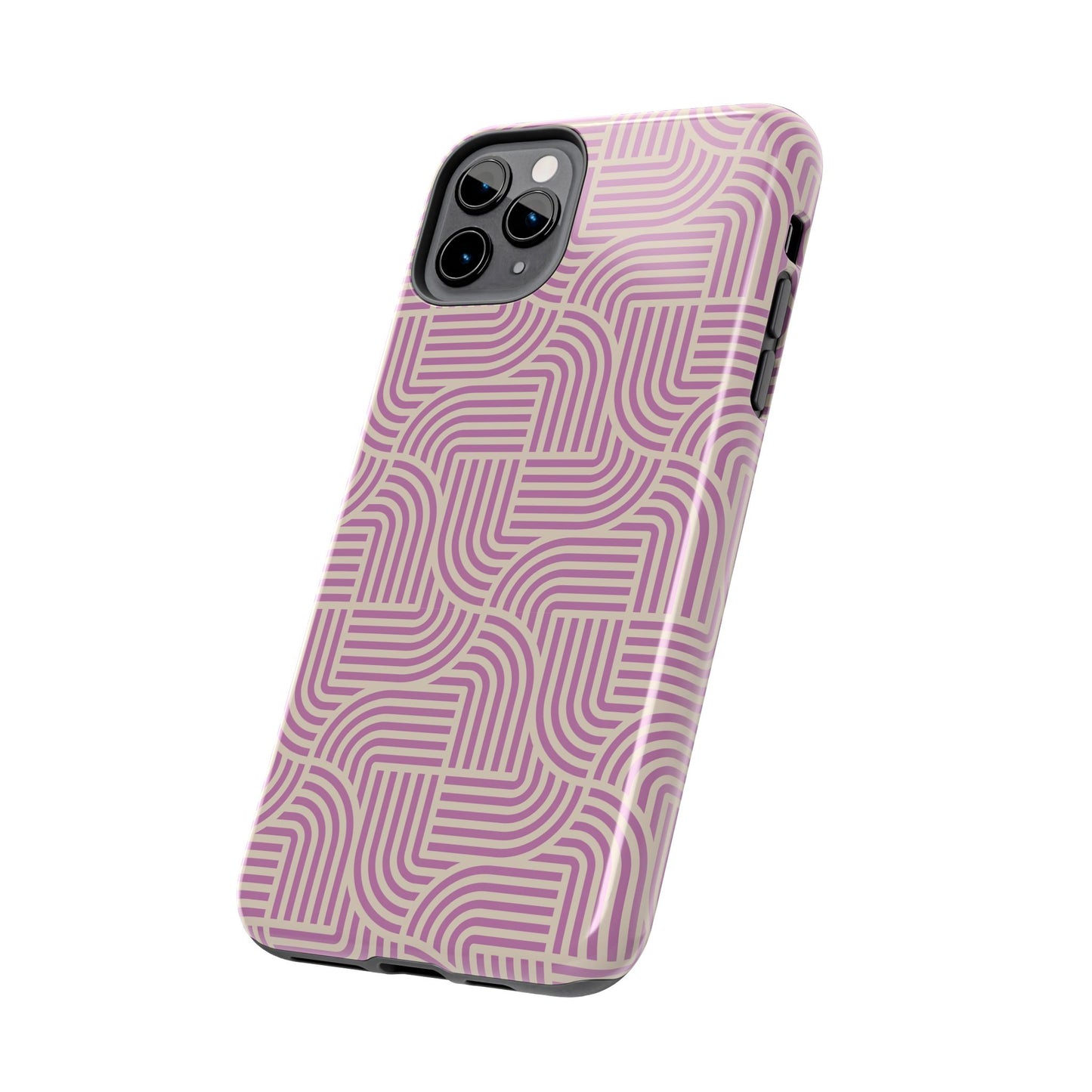 Stylish pink lines Phone Case