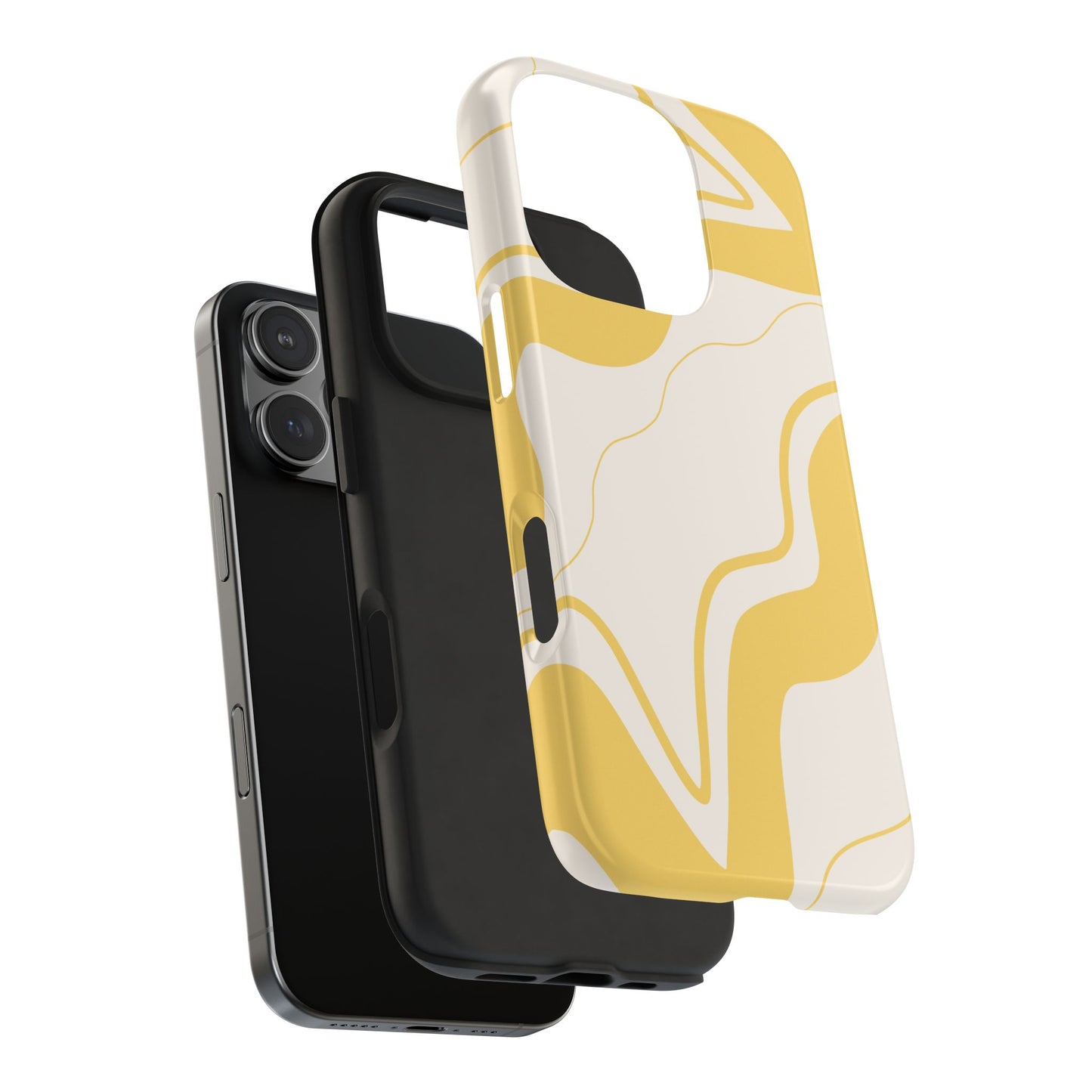 Yellow Wave Phone Case