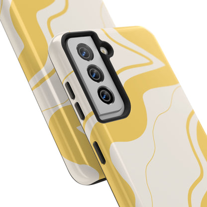 Yellow Wave Phone Case