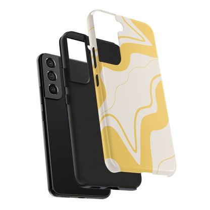 Yellow Wave Phone Case