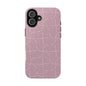 Stylish pink lines Phone Case