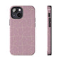 Stylish pink lines Phone Case