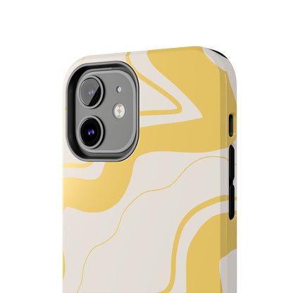 Yellow Wave Phone Case