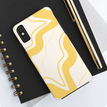 Yellow Wave Phone Case