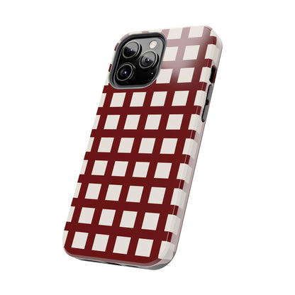 Red Checkered Phone Case