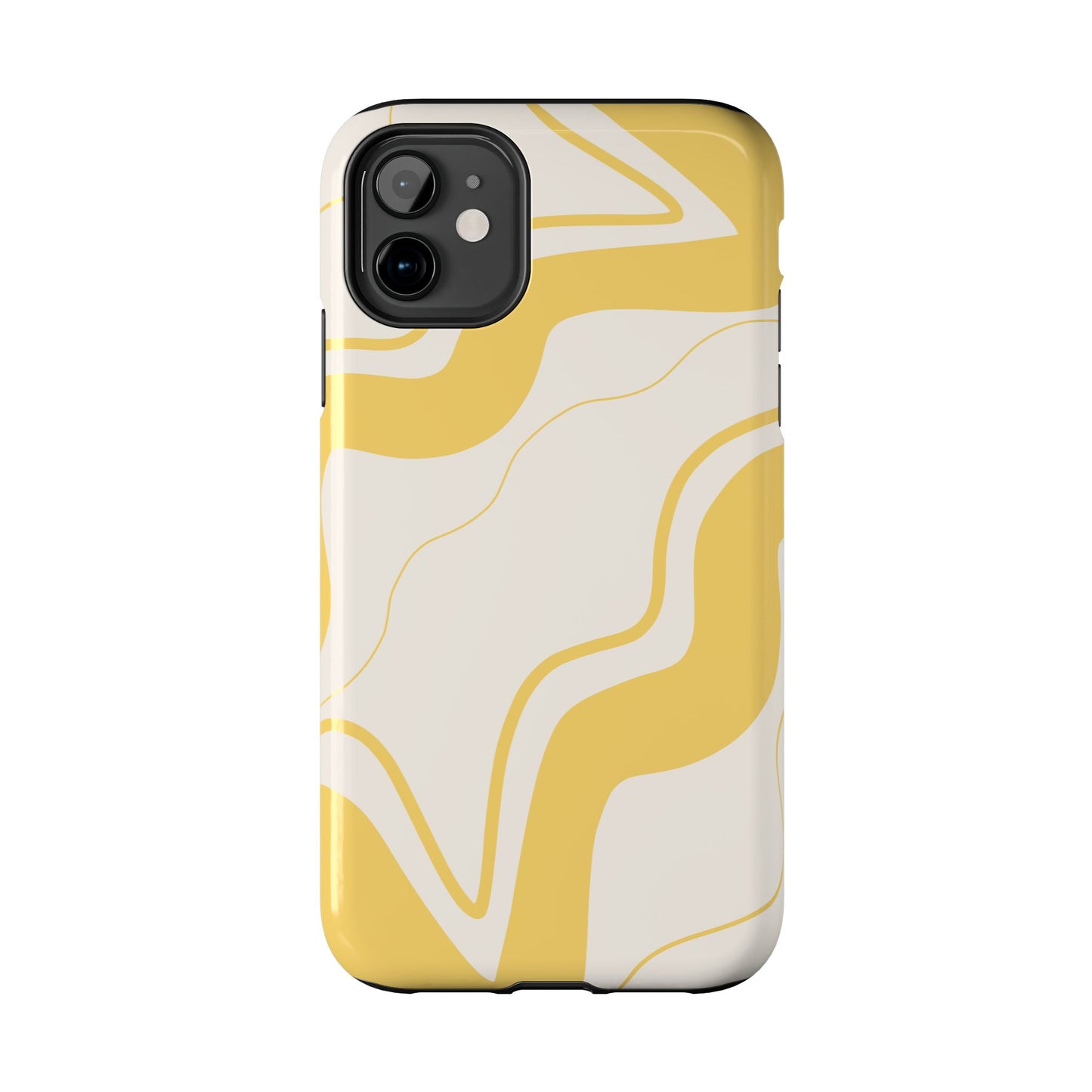 Yellow Wave Phone Case