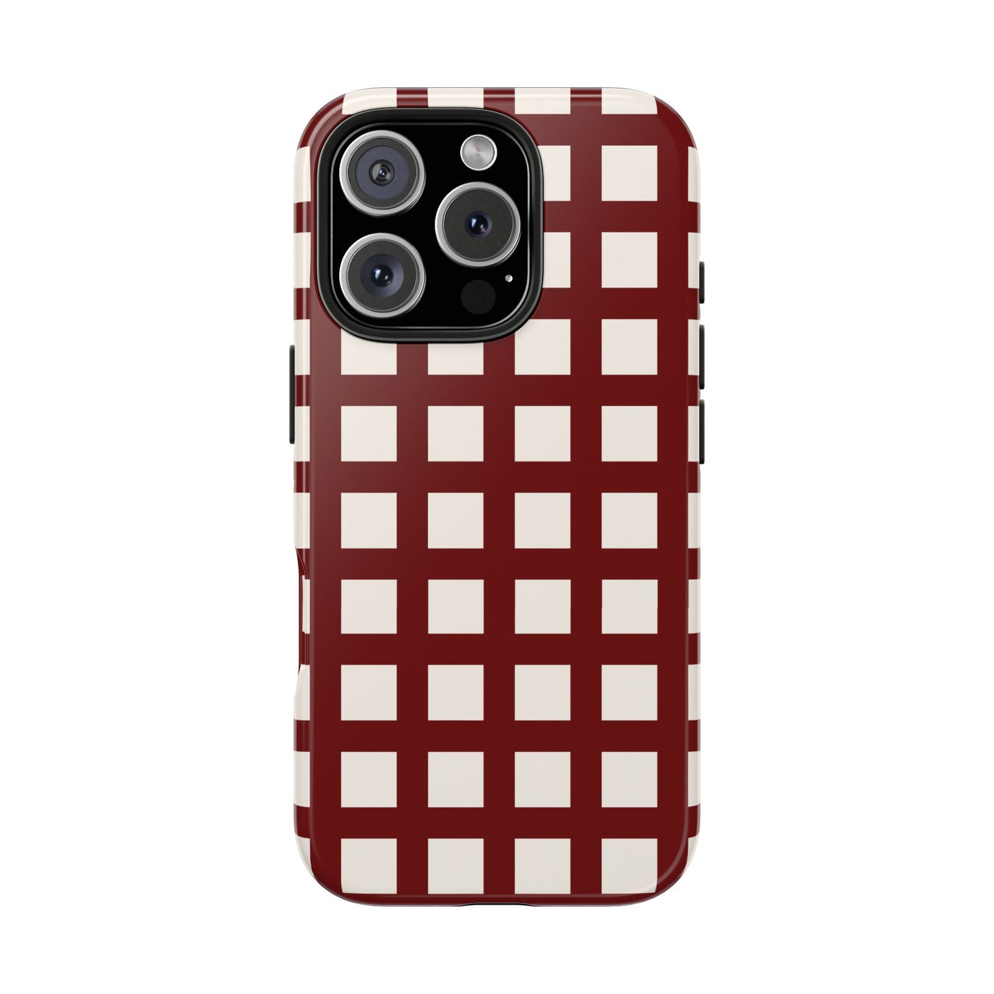 Red Checkered Phone Case