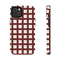 Red Checkered Phone Case