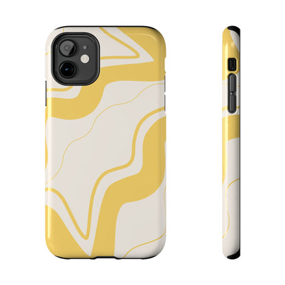 Yellow Wave Phone Case