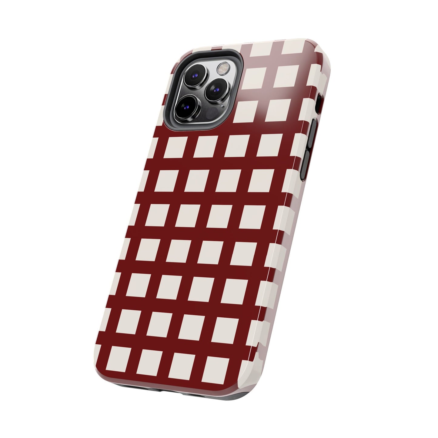 Red Checkered Phone Case