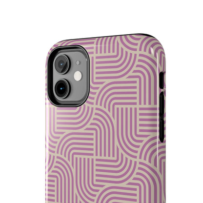 Stylish pink lines Phone Case