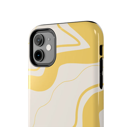 Yellow Wave Phone Case