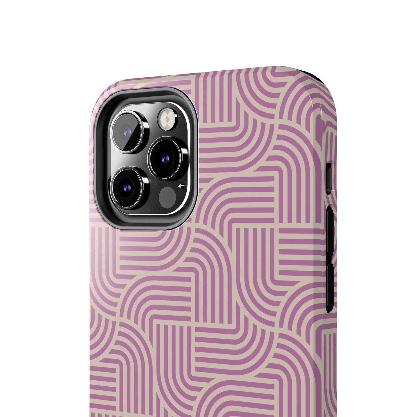 Stylish pink lines Phone Case