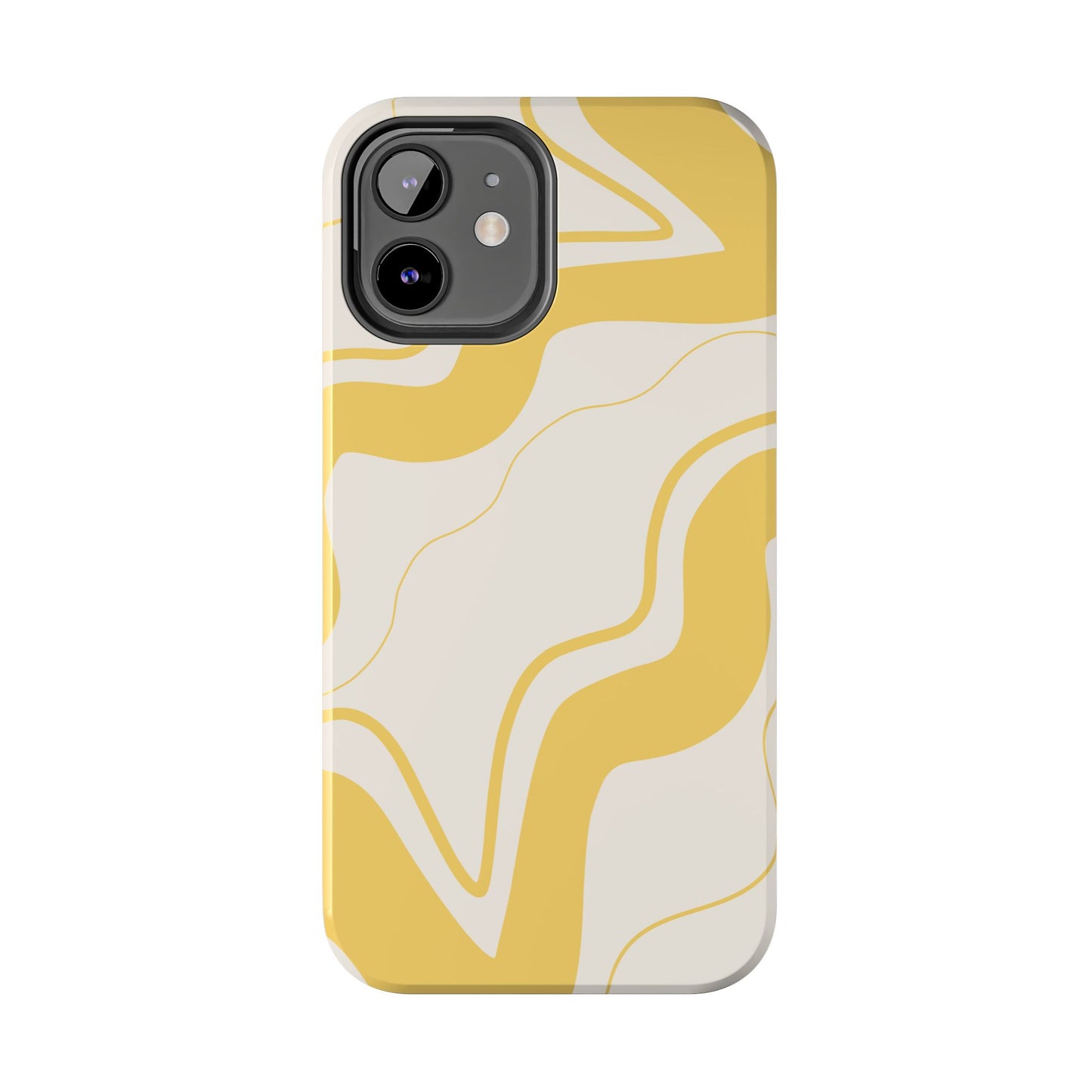 Yellow Wave Phone Case