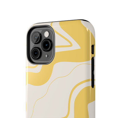 Yellow Wave Phone Case