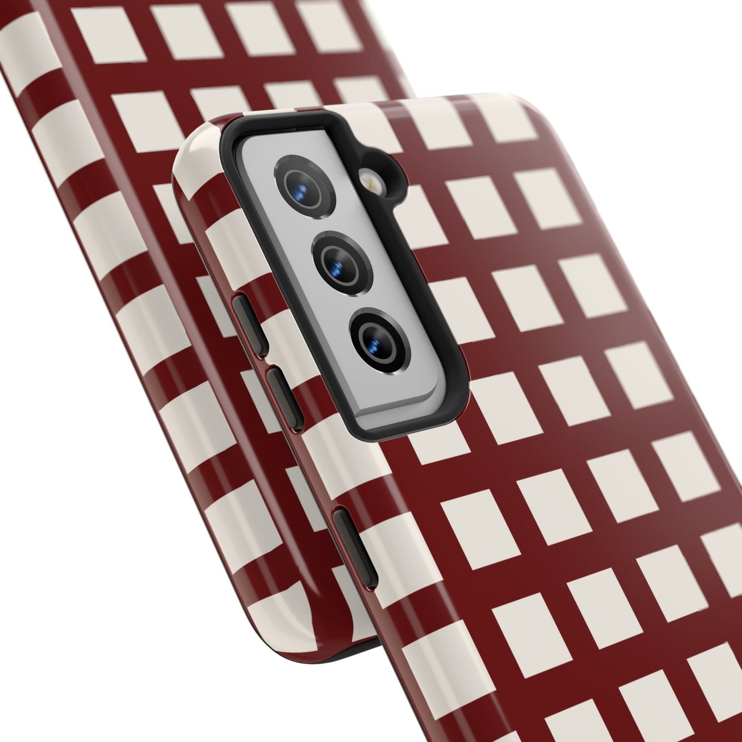 Red Checkered Phone Case