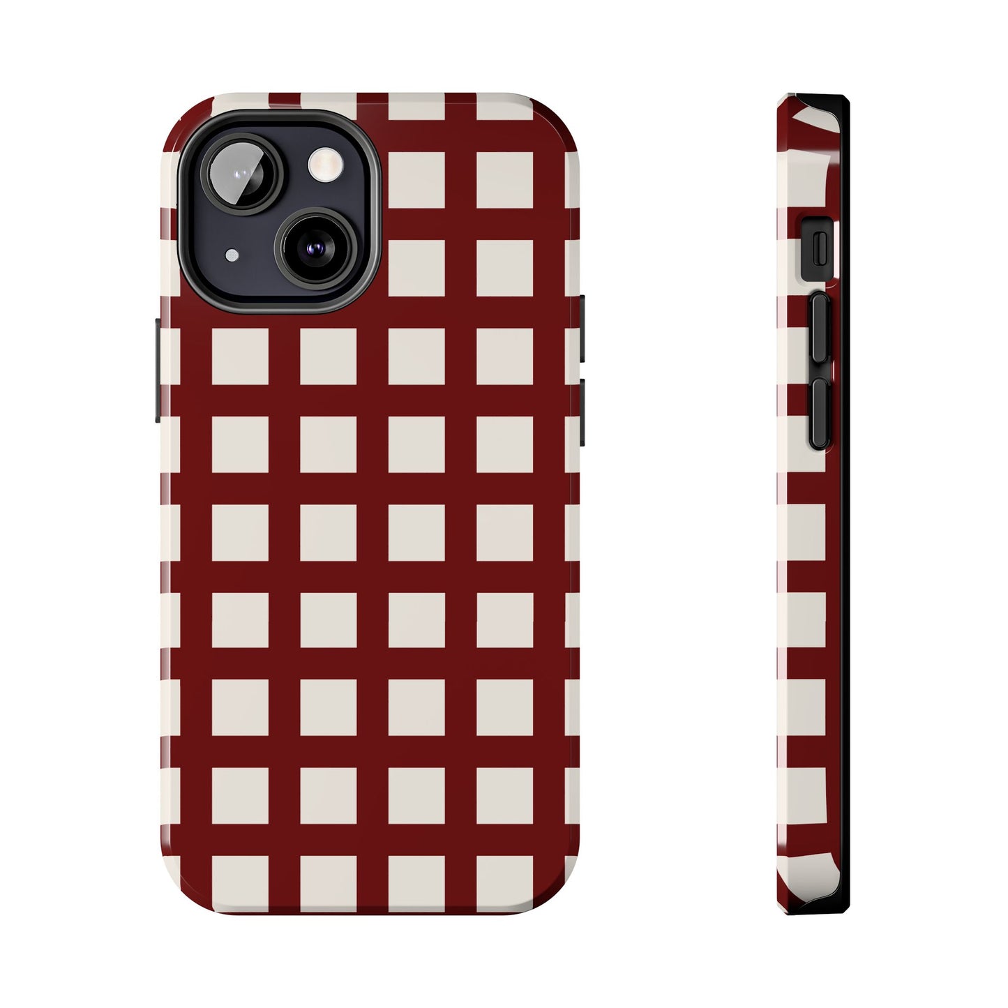 Red Checkered Phone Case