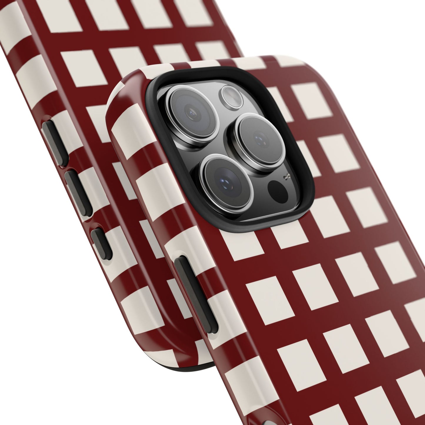 Red Checkered Phone Case