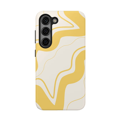 Yellow Wave Phone Case