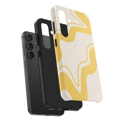 Yellow Wave Phone Case