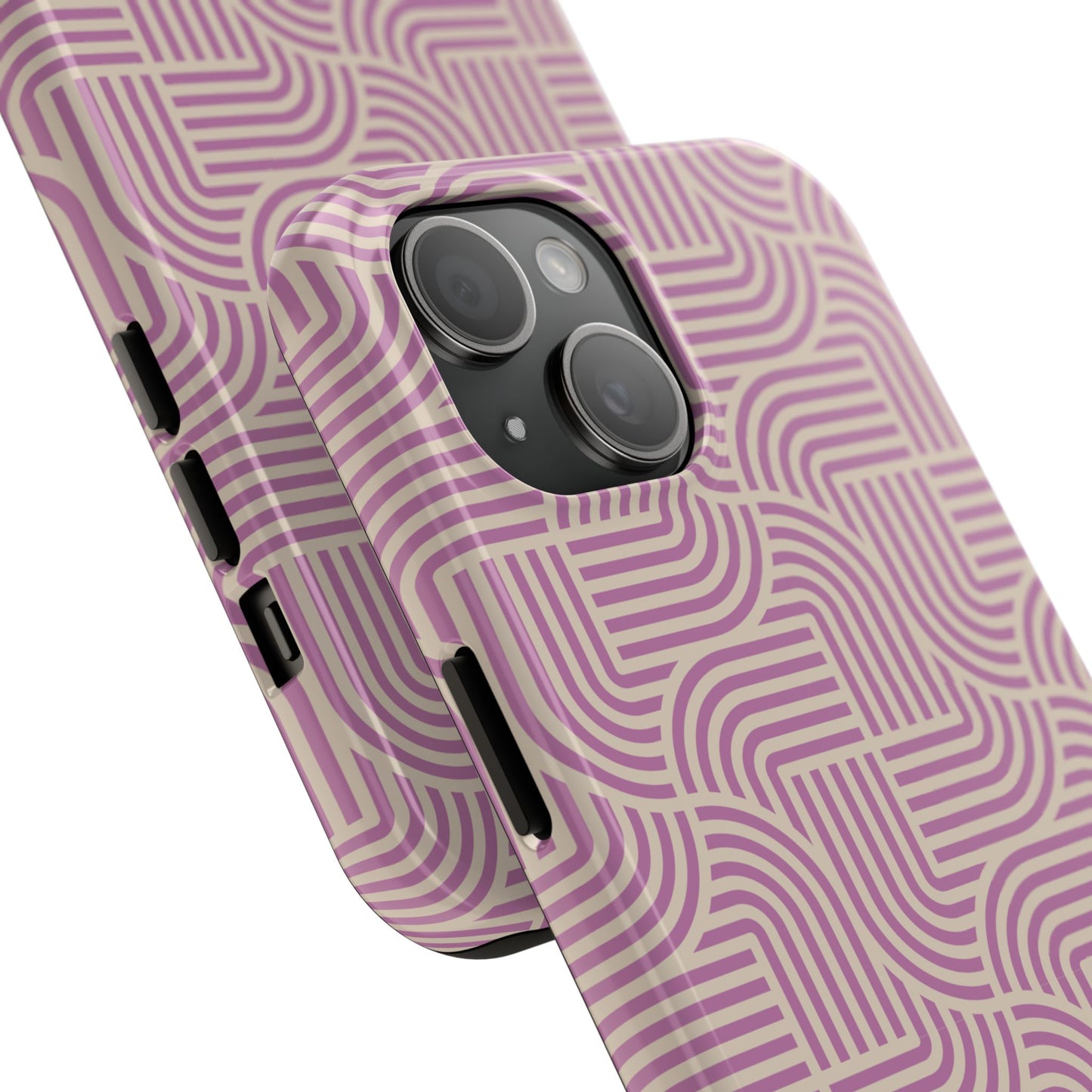 Stylish pink lines Phone Case