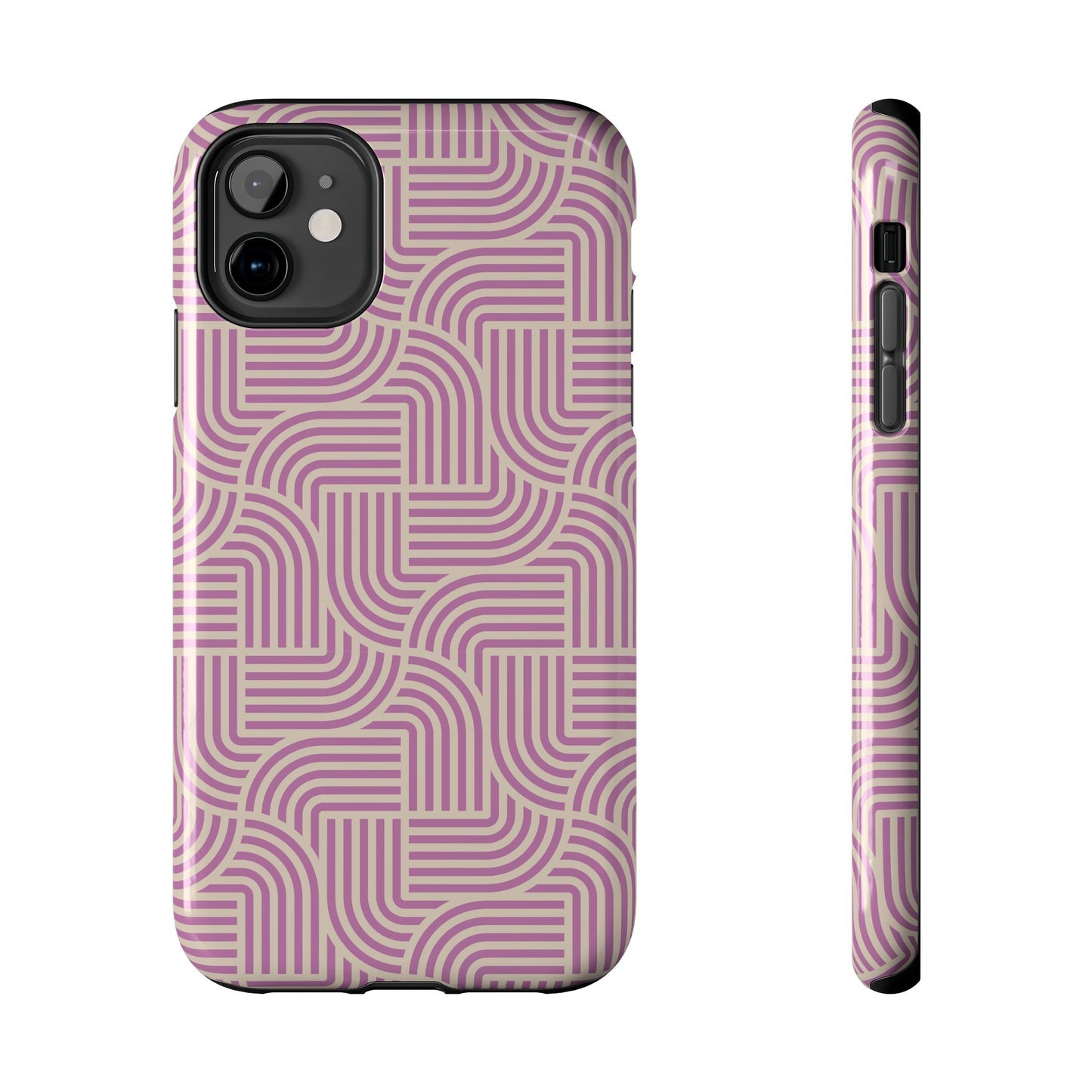 Stylish pink lines Phone Case