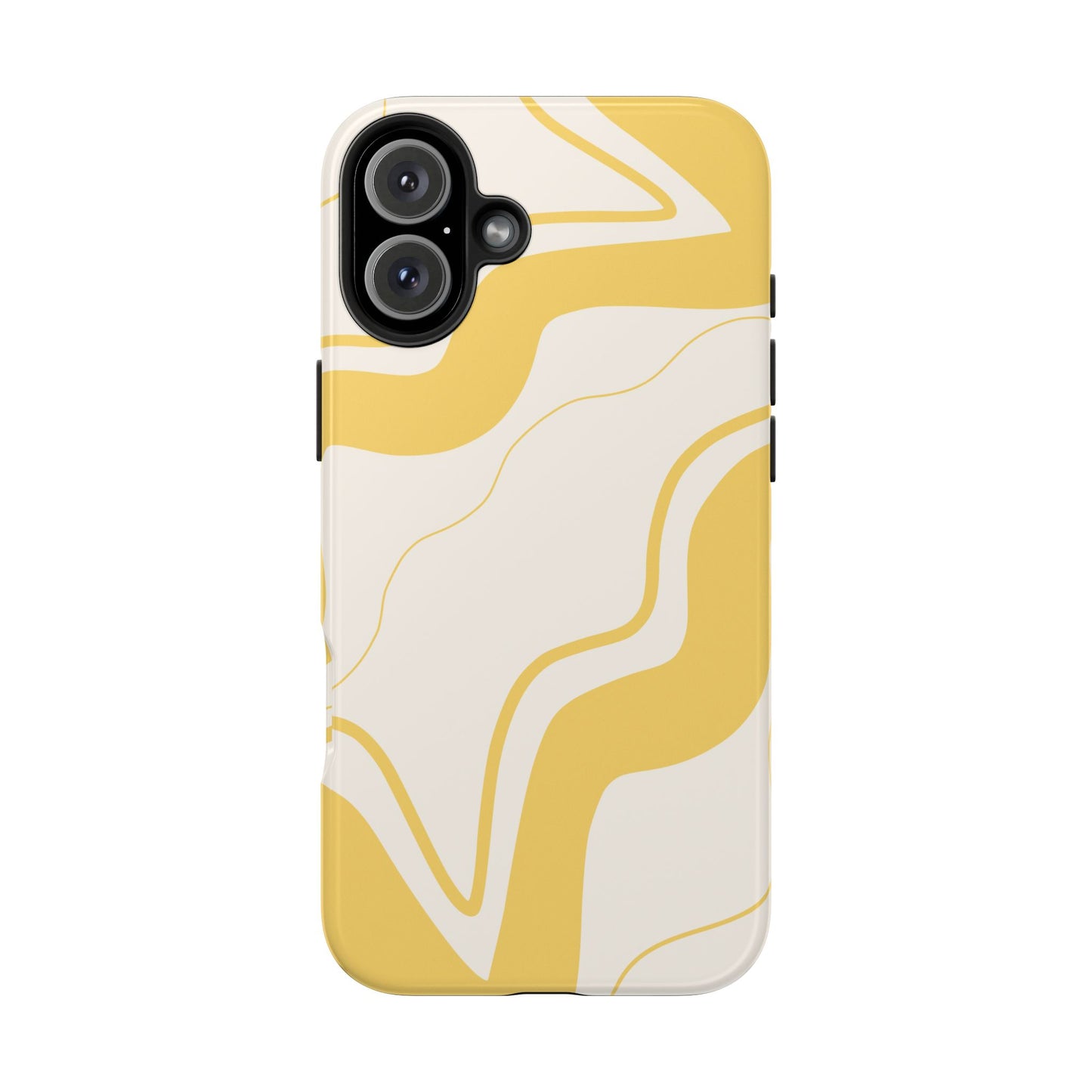 Yellow Wave Phone Case