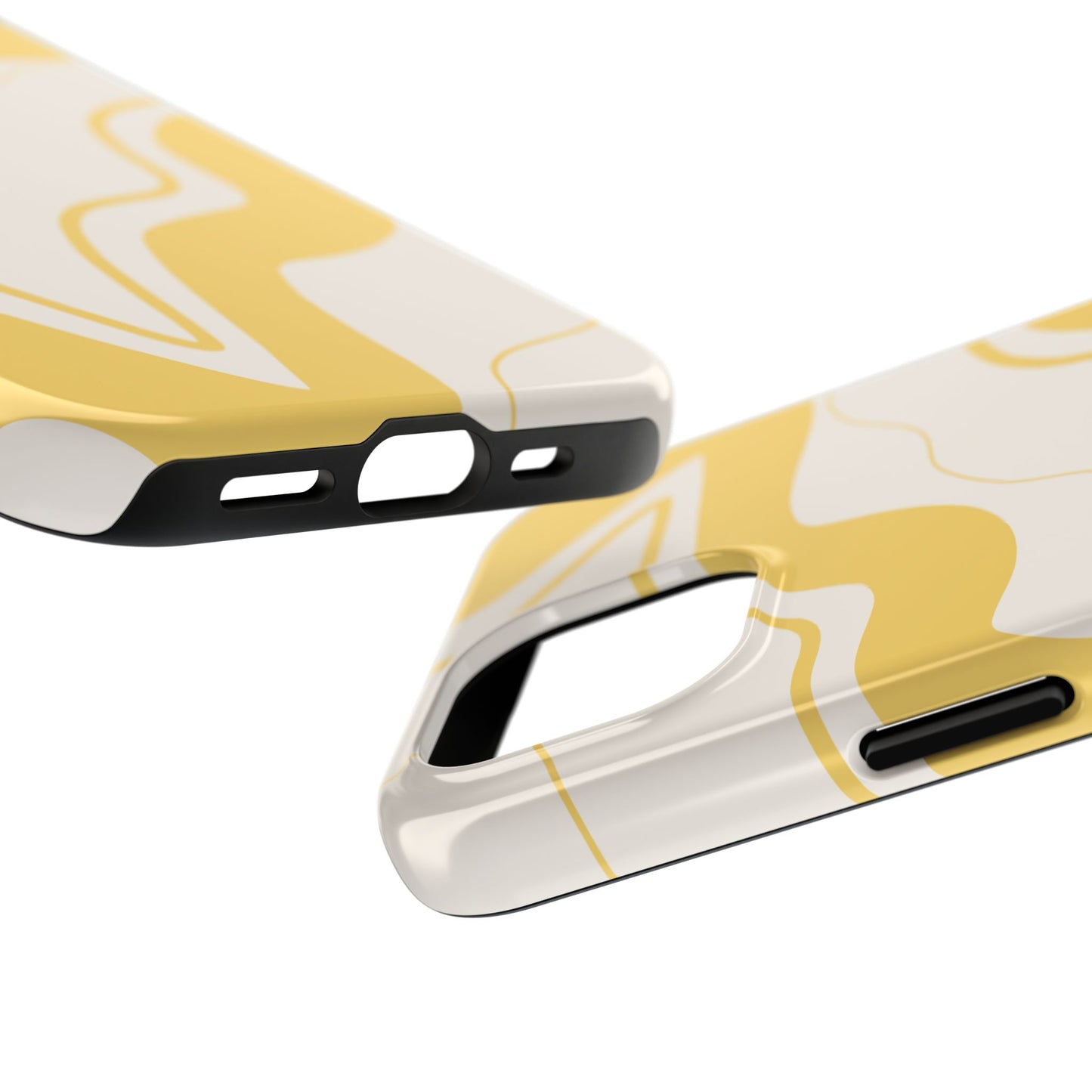 Yellow Wave Phone Case