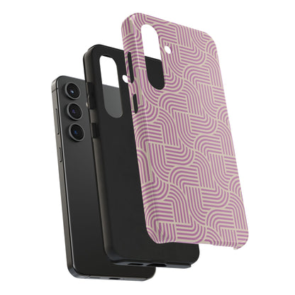 Stylish pink lines Phone Case