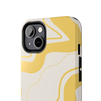 Yellow Wave Phone Case