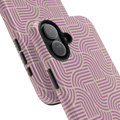 Stylish pink lines Phone Case