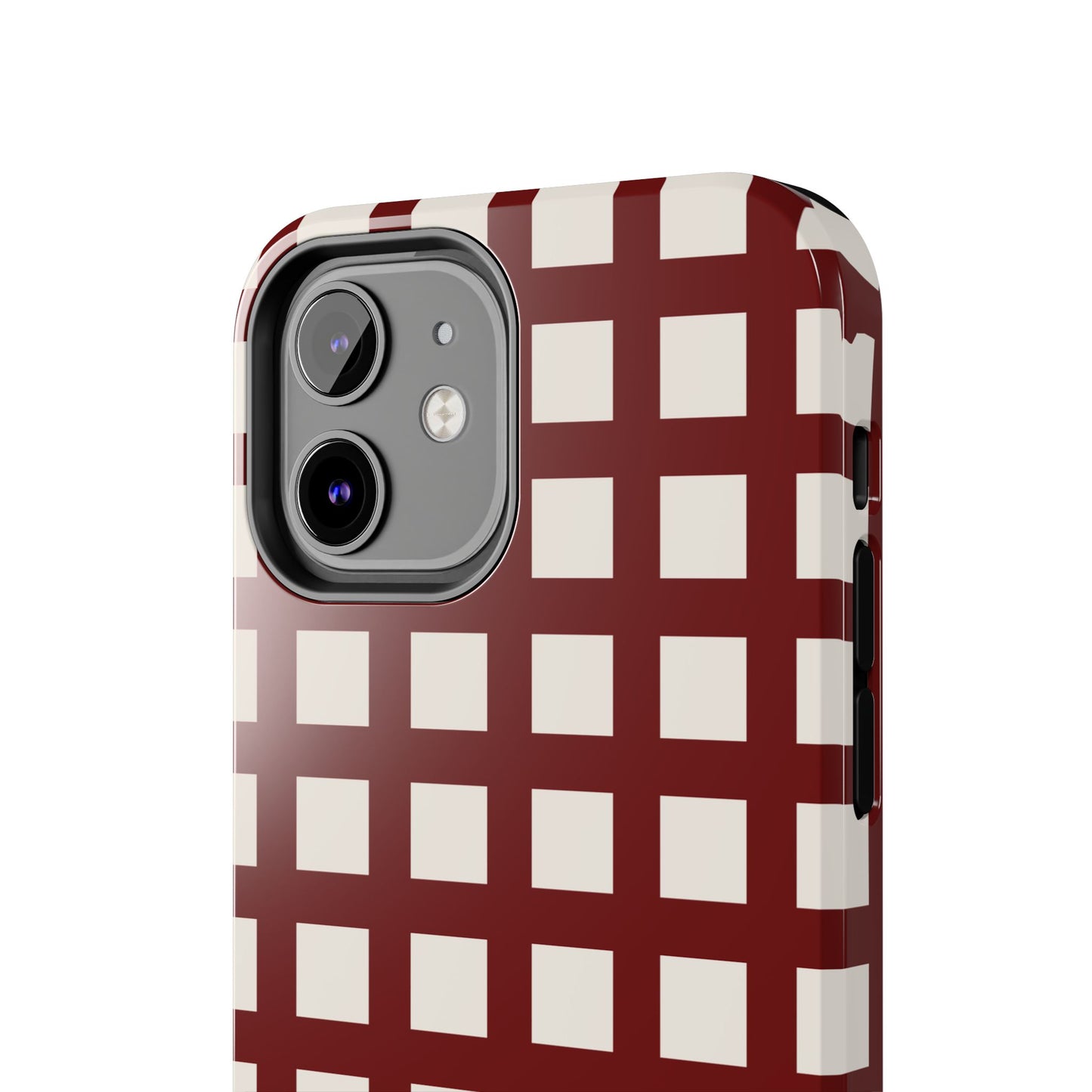 Red Checkered Phone Case