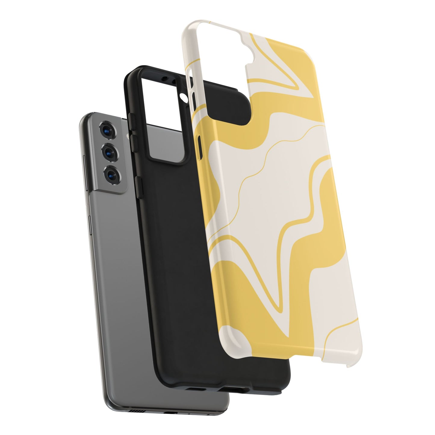 Yellow Wave Phone Case